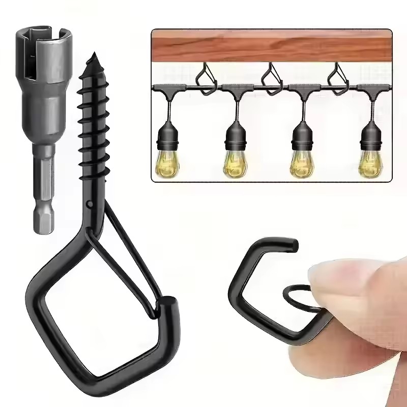 Plant Pot - 1–10 Stück quadratische Sicherheits-Haken in verschiedenen