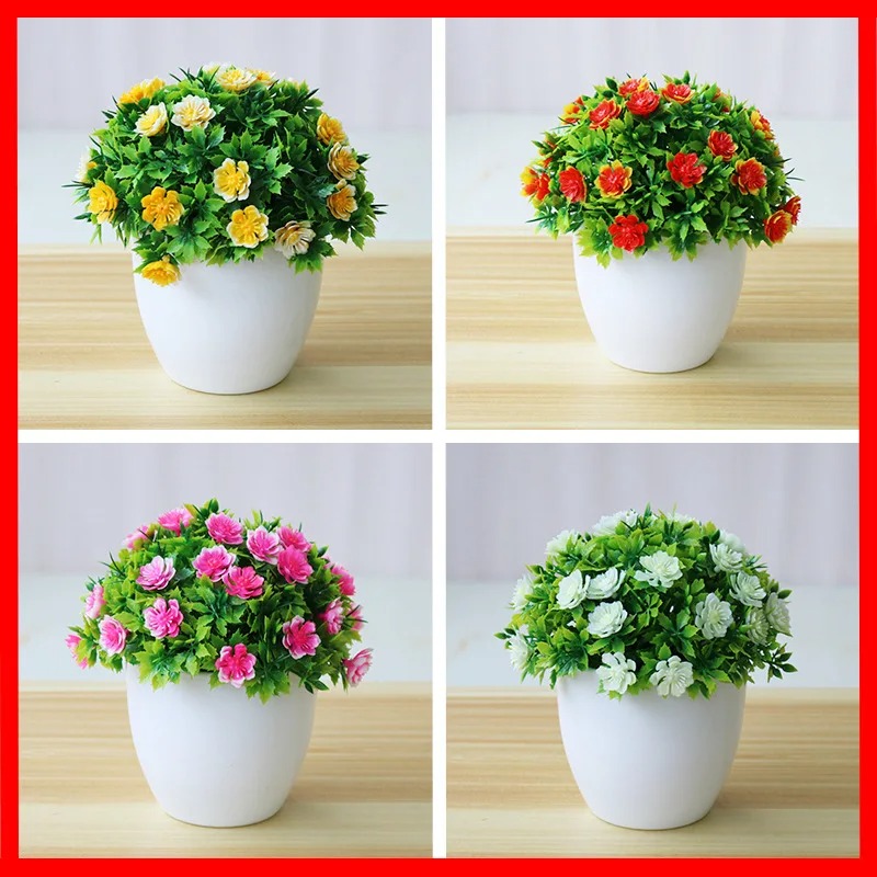 Succulent Set - 1pc Künstliche Pflanzen Bonsai Kleine Blume