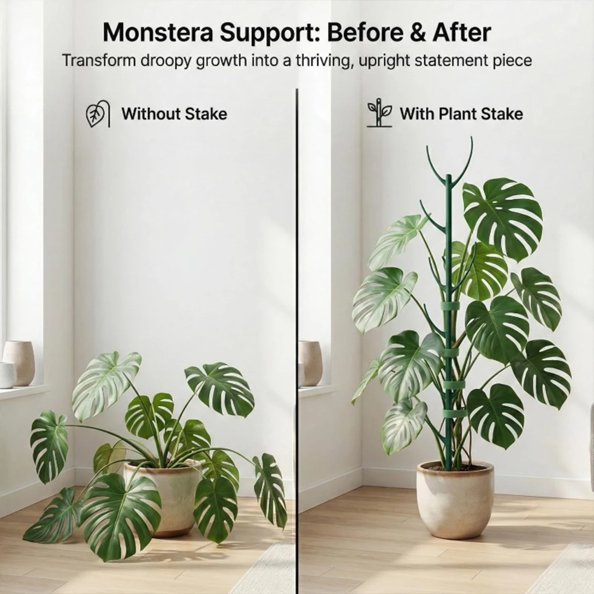 6-teiliges Monstera-Pflanzenst – Plant Support Stake Bewertung und Preis